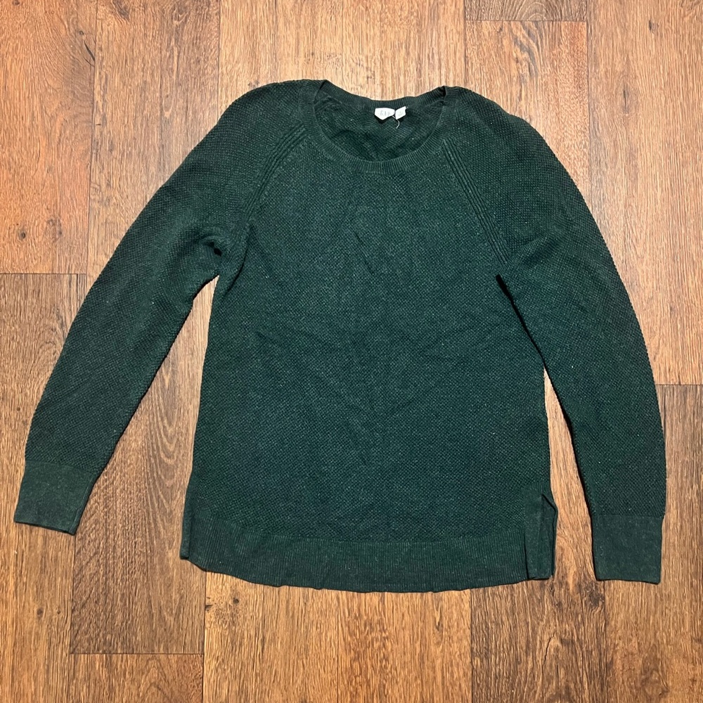 GAP Forest Green Knit Sweater - Size S